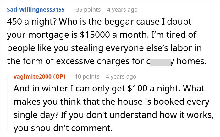 Entitled Sister Doesn&rsquo;t Get A Free Airbnb Stay During Peak Season, Then Demands $300 To &ldquo;House Sit&rdquo;