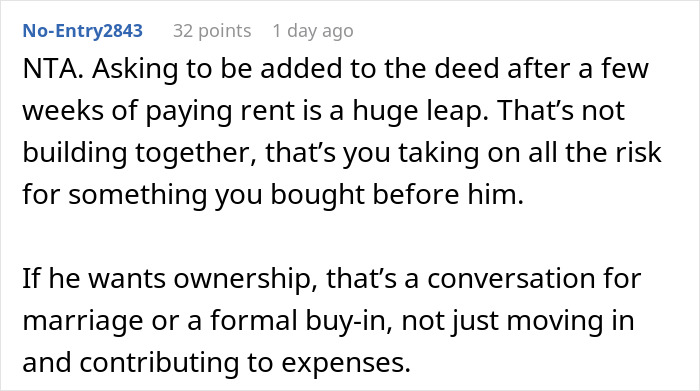 Woman Invests Life Savings Into Buying A House, BF Pays Rent But Expects Ownership