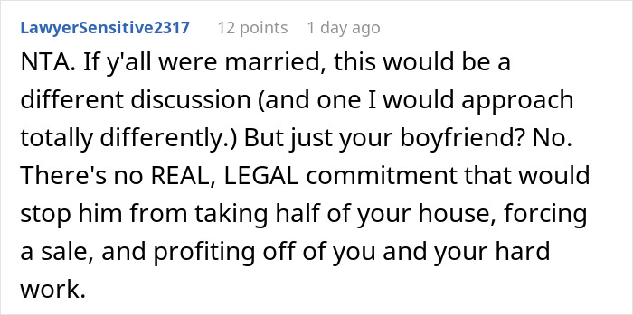 Woman Invests Life Savings Into Buying A House, BF Pays Rent But Expects Ownership