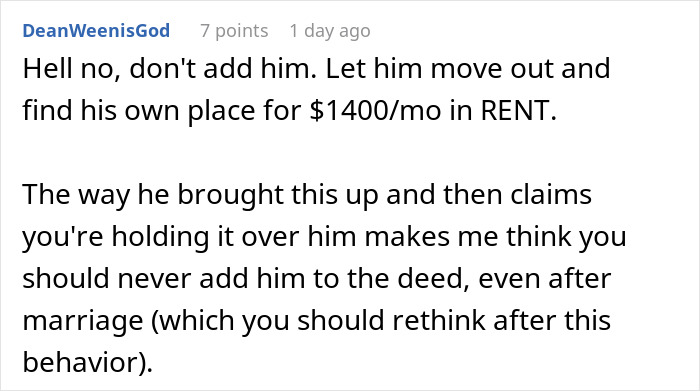Woman Invests Life Savings Into Buying A House, BF Pays Rent But Expects Ownership