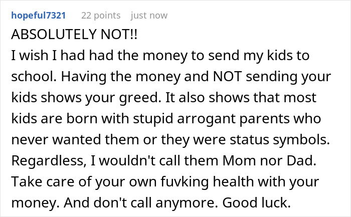 Couple Pushes Son To Be “Independent” At 18, Shocked When He Won’t Support Them Later In Life Couple Pushes Son To Be “Independent” At 18, Shocked When He Won’t Support Them Later In Life