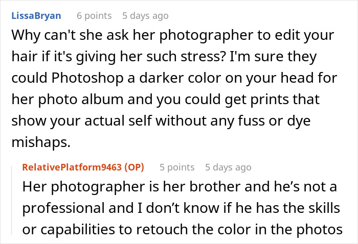 Man Of Honor Told To Change His Blue Hair For Wedding, Bride Uncovers Mom’s Meddling Just In Time