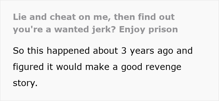 Criminal And Cheater Messes With The Wrong Woman, Ends Up In Jail After Ex GF Exposes His Crimes Criminal And Cheater Messes With The Wrong Woman, Ends Up In Jail After Ex GF Exposes His Crimes