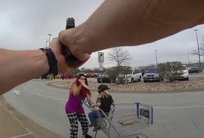 Police Fatally Take Down Woman Slashing At Toddler With A Knife After Kidnapping Him From Walmart