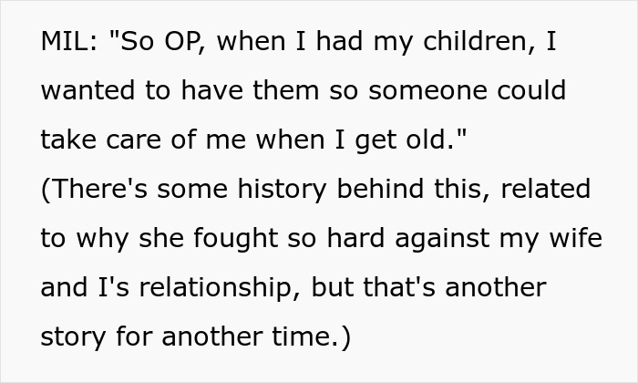 Toxic MIL Visits Daughter’s Home, Refuses To Leave, Claims Son-In-Law Owes Her Housing For Life Toxic MIL Visits Daughter’s Home, Refuses To Leave, Claims Son-In-Law Owes Her Housing For Life