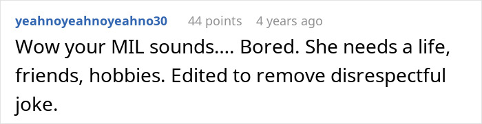 Toxic MIL Visits Daughter’s Home, Refuses To Leave, Claims Son-In-Law Owes Her Housing For Life Toxic MIL Visits Daughter’s Home, Refuses To Leave, Claims Son-In-Law Owes Her Housing For Life