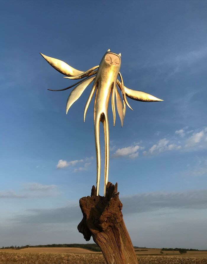 Artist Made 60 Sculptures That Look Like They Stepped Out Of Forgotten Forest Legends