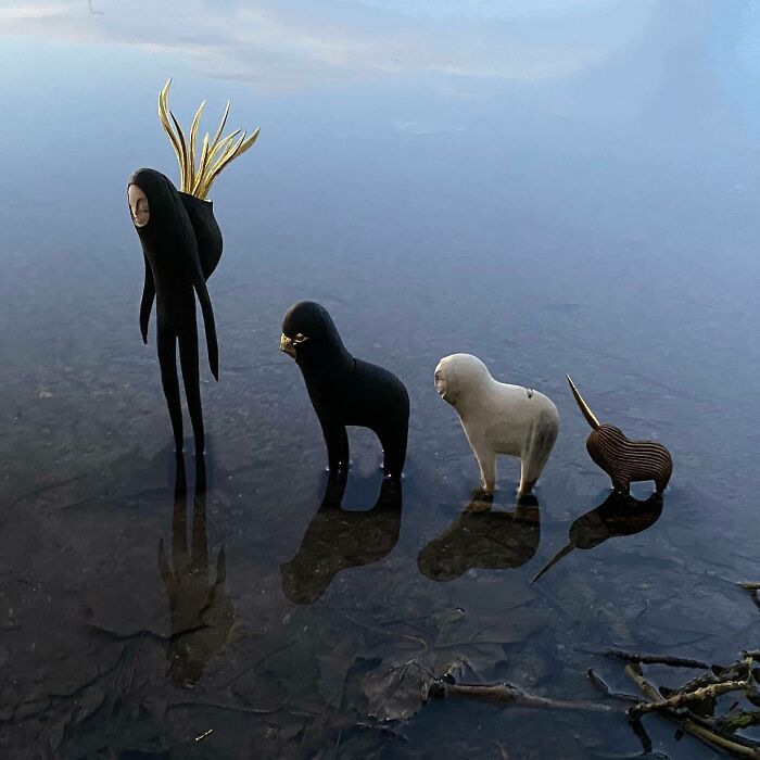 Artist Made 60 Sculptures That Look Like They Stepped Out Of Forgotten Forest Legends