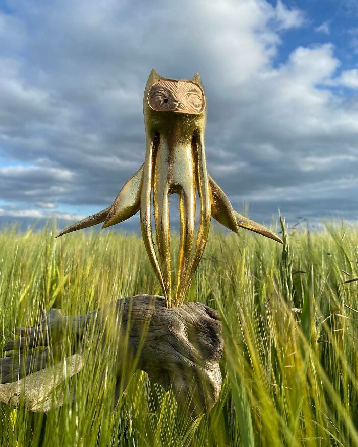 Artist Made 60 Sculptures That Look Like They Stepped Out Of Forgotten Forest Legends
