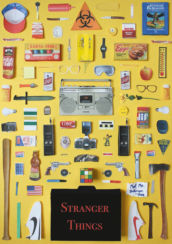 This Artist&rsquo;s Posters Boil Down 23 Famous Movies And TV Shows To Their Most Iconic Props