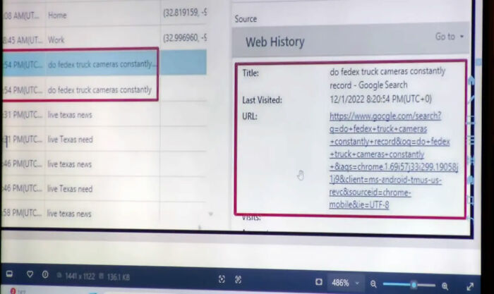 FedEx Driver&rsquo;s Chilling Searches About His Delivery Truck Emerge After Taking Life Of Athena Strand