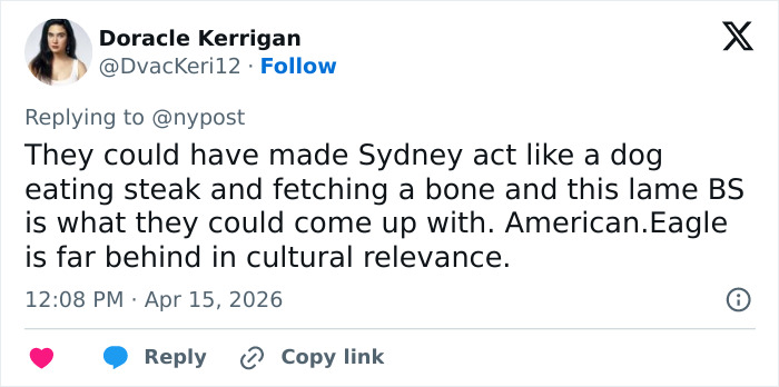 Sydney Sweeney Boldly Rejoins American Eagle, Sends Brutal Message To Haters After ‘Great Jeans’ Scandal Sydney Sweeney Boldly Rejoins American Eagle, Sends Brutal Message To Haters After ‘Great Jeans’ Scandal