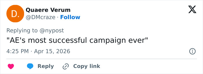 Sydney Sweeney Boldly Rejoins American Eagle, Sends Brutal Message To Haters After ‘Great Jeans’ Scandal Sydney Sweeney Boldly Rejoins American Eagle, Sends Brutal Message To Haters After ‘Great Jeans’ Scandal