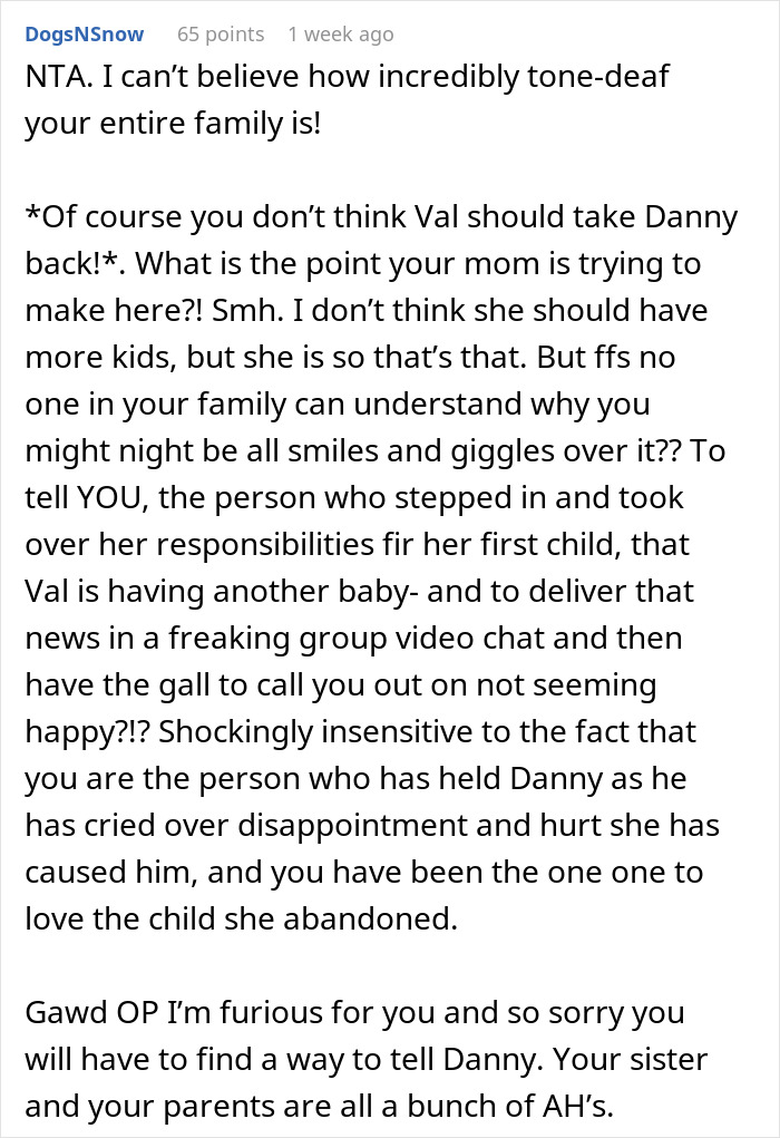 Woman Announces That She’s Pregnant, Sister Who Took In Her Son Shares Just How Messed Up That Is Woman Announces That She’s Pregnant, Sister Who Took In Her Son Shares Just How Messed Up That Is