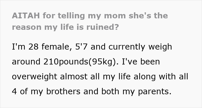 Asian Mom Body Shames Daughter, Gets Mad When She Says She’s The Reason For Her Weight And Illnesses