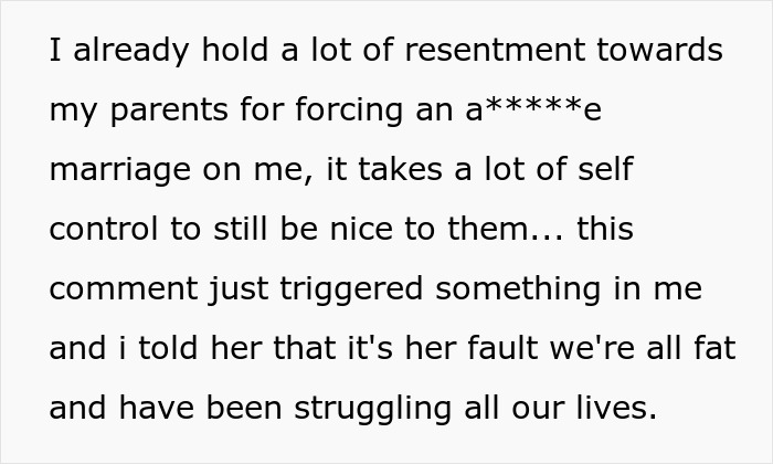 Asian Mom Body Shames Daughter, Gets Mad When She Says She’s The Reason For Her Weight And Illnesses