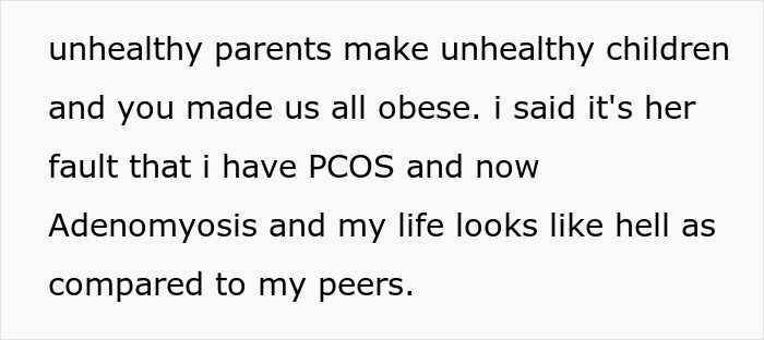 Asian Mom Body Shames Daughter, Gets Mad When She Says She’s The Reason For Her Weight And Illnesses