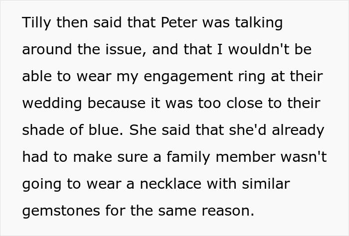 Woman Refuses To Remove Engagement Ring For Friend&rsquo;s Wedding, Drama Follows