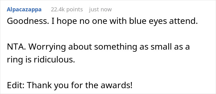 Woman Refuses To Remove Engagement Ring For Friend&rsquo;s Wedding, Drama Follows