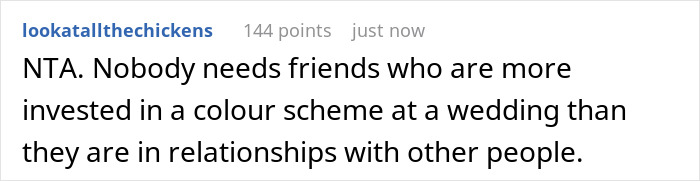 Woman Refuses To Remove Engagement Ring For Friend&rsquo;s Wedding, Drama Follows