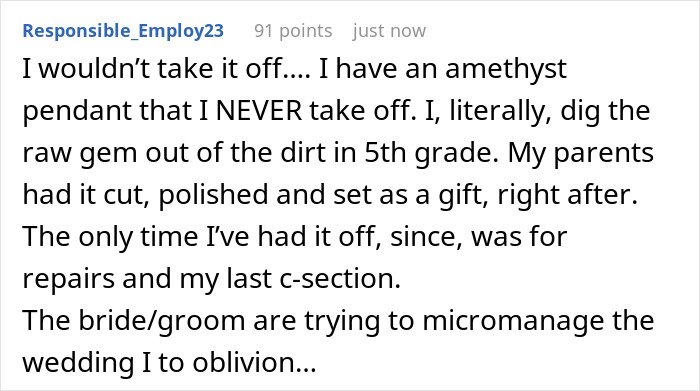 Woman Refuses To Remove Engagement Ring For Friend&rsquo;s Wedding, Drama Follows