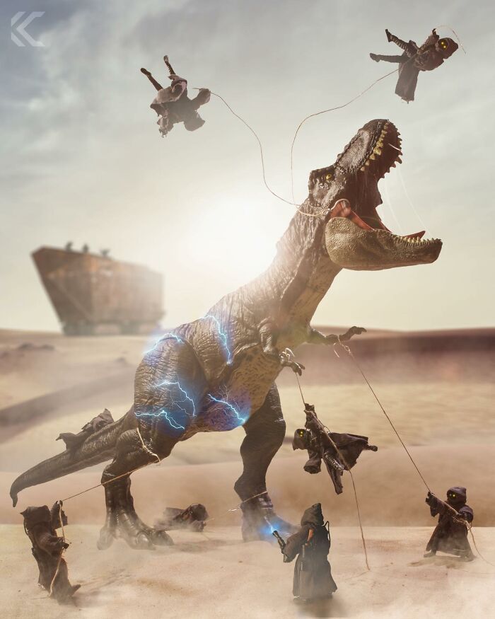 This Photographer Creates Incredible Movie Mashups Using Action Figures, Dioramas, And Clever Editing (54 Pics)