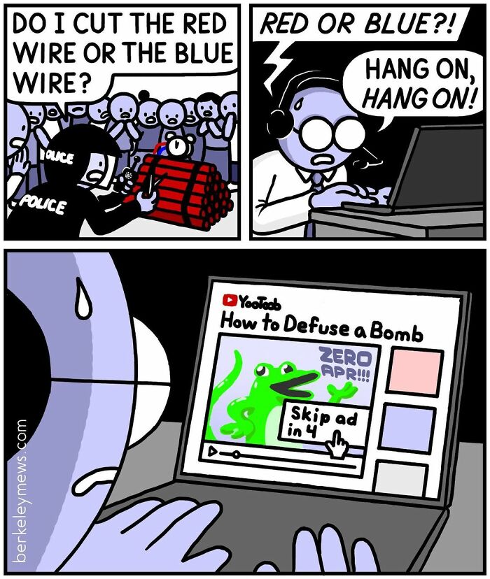 Artist Adds Dark Humor To His Comics That Look Innocent At First (72 Best Pics)