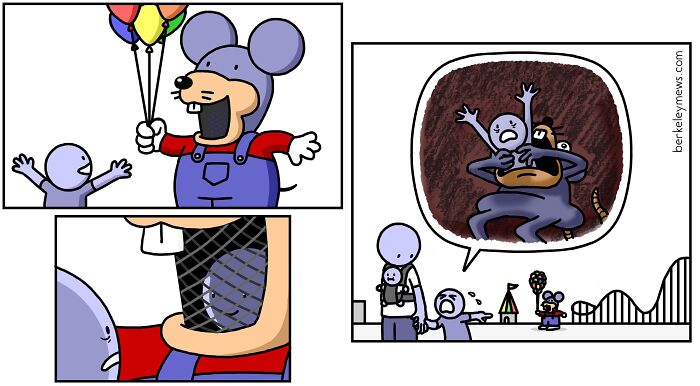 Artist Adds Dark Humor To His Comics That Look Innocent At First (72 Best Pics)