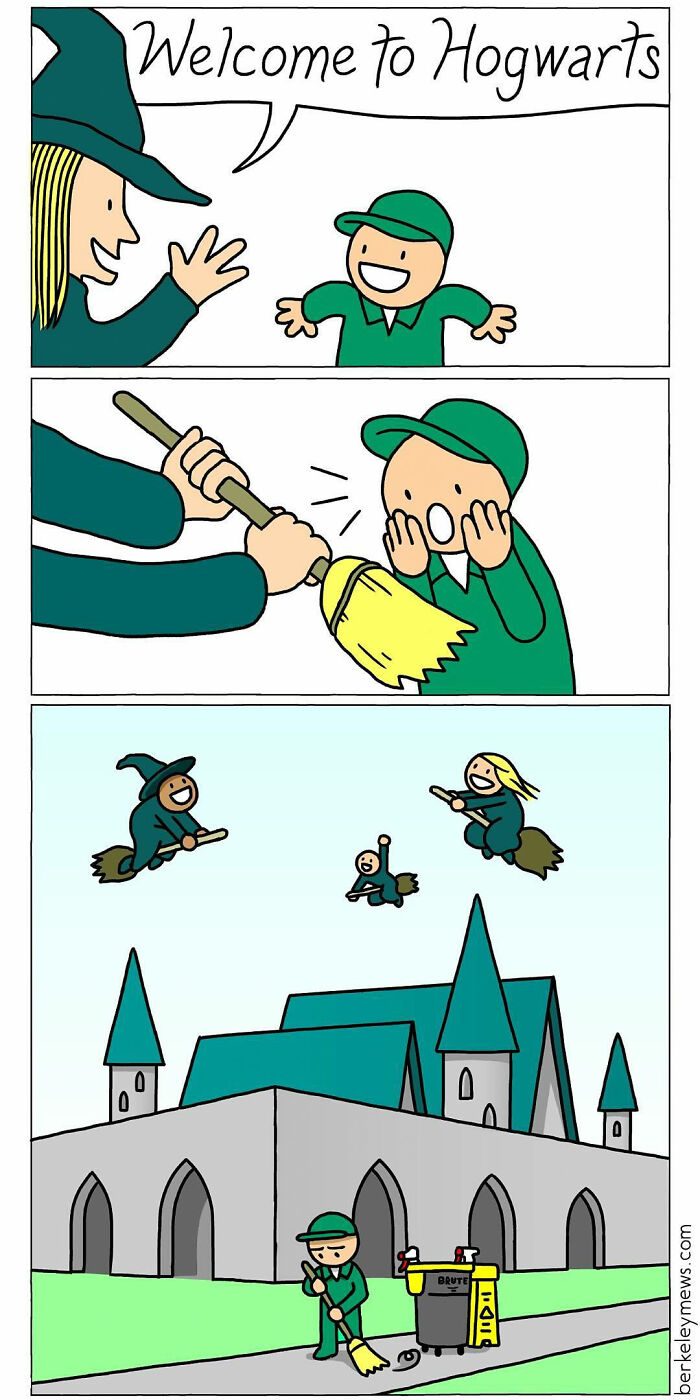 Artist Adds Dark Humor To His Comics That Look Innocent At First (72 Best Pics)