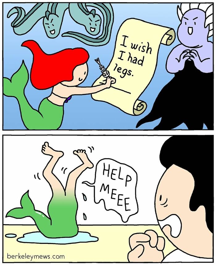 Artist Adds Dark Humor To His Comics That Look Innocent At First (72 Best Pics)