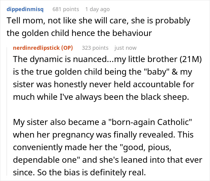 Lady Hooks Up With Sis’ BF And Blames Her For It, Fam Still Wants Her To Show Up At The Wedding Lady Hooks Up With Sis’ BF And Blames Her For It, Fam Still Wants Her To Show Up At The Wedding