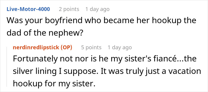 Lady Hooks Up With Sis’ BF And Blames Her For It, Fam Still Wants Her To Show Up At The Wedding Lady Hooks Up With Sis’ BF And Blames Her For It, Fam Still Wants Her To Show Up At The Wedding