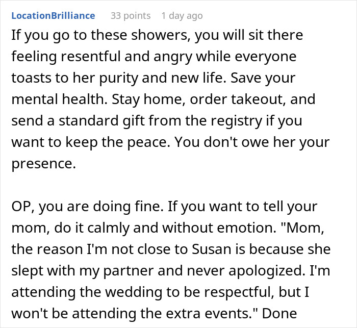 Lady Hooks Up With Sis’ BF And Blames Her For It, Fam Still Wants Her To Show Up At The Wedding Lady Hooks Up With Sis’ BF And Blames Her For It, Fam Still Wants Her To Show Up At The Wedding
