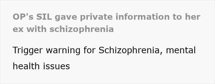 SIL Keeps Feeding Info To Unstable Ex, Pregnant Woman Cuts Her Off, The Scary Truth Comes Out SIL Keeps Feeding Info To Unstable Ex, Pregnant Woman Cuts Her Off, The Scary Truth Comes Out