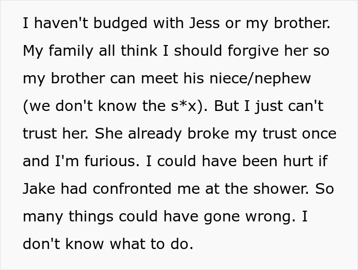 SIL Keeps Feeding Info To Unstable Ex, Pregnant Woman Cuts Her Off, The Scary Truth Comes Out SIL Keeps Feeding Info To Unstable Ex, Pregnant Woman Cuts Her Off, The Scary Truth Comes Out