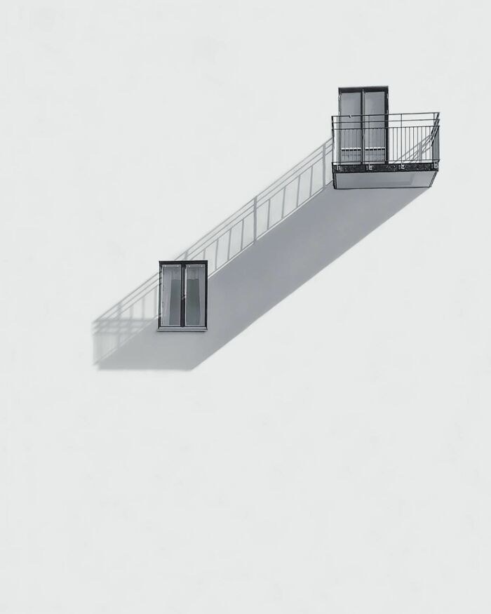 This Photographer Turns Buildings, Windows, And Empty Space Into 55 Mesmerizing Minimalist Scenes