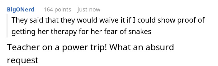 Teacher Deems 6YO Mentally Unbalanced After She Freezes In Fear Of A Snake, Mom Loses It