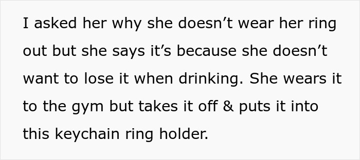 Guy&rsquo;s Imagination Drives Him Mad As He Spots Fianc&eacute;e Not Putting On Her Engagement Ring At Clubs