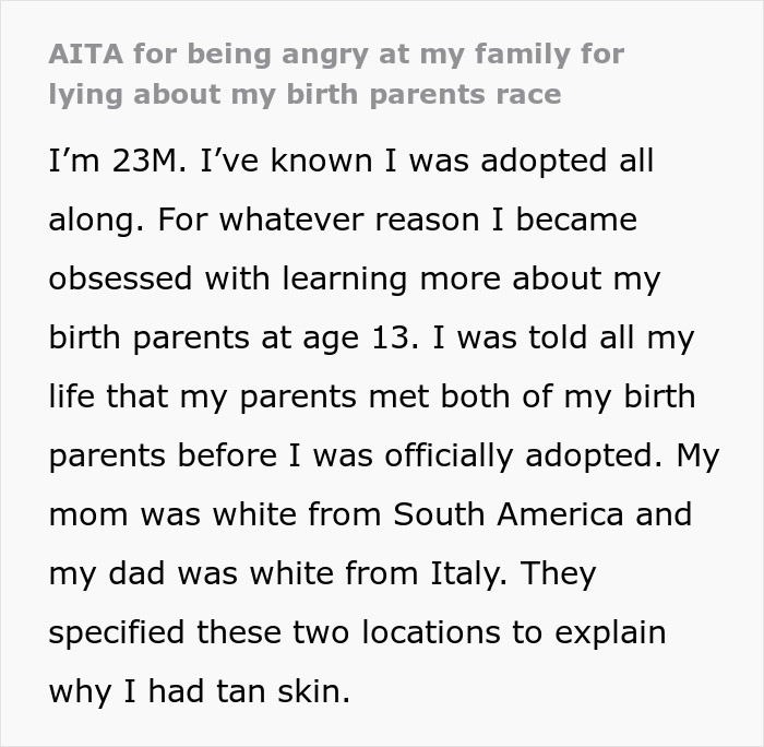 GF Gifts BF A DNA Kit For Fun, Results Expose A Secret His Adopted Parents Kept His Whole Life