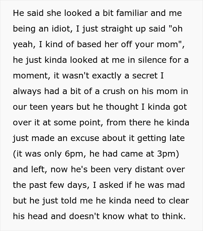 Guy Asks For Space After Seeing Friend&rsquo;s Artwork Of His Mother