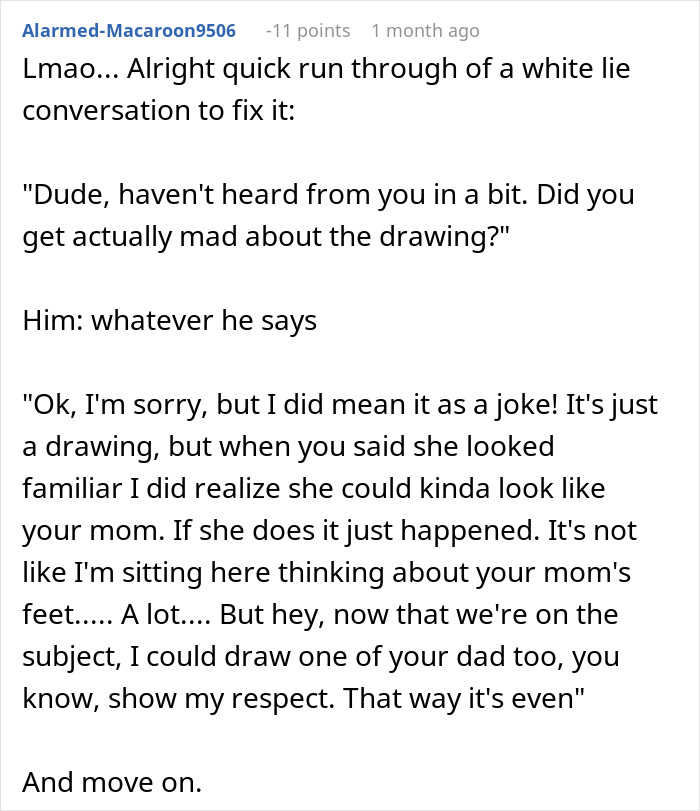 Guy Asks For Space After Seeing Friend&rsquo;s Artwork Of His Mother