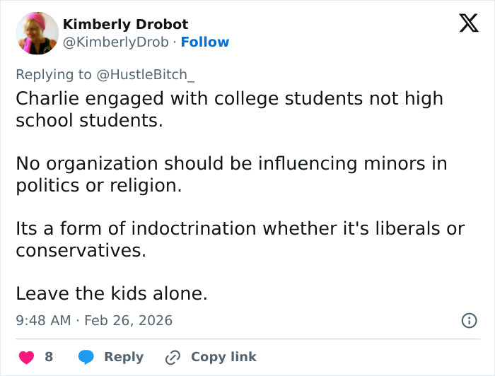 “This Might Be A Turning Point”: Teens Revolt Over Erika Kirk&rsquo;s Controversial High School Visit