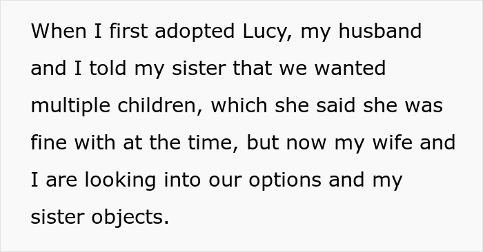 Woman Makes Sister Adopt Her Kid And Then Tries To Prevent Her From Having More