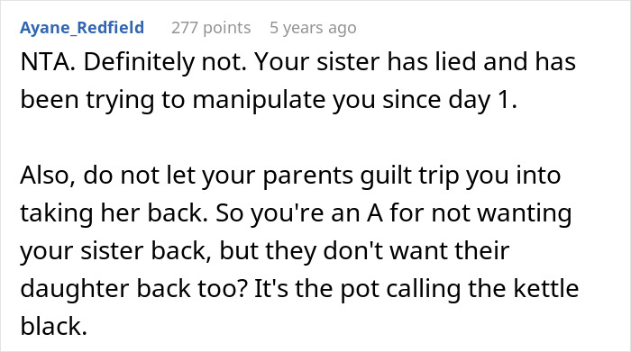 Woman Makes Sister Adopt Her Kid And Then Tries To Prevent Her From Having More