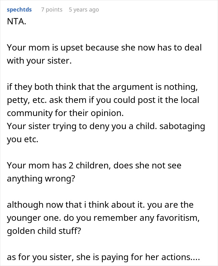 Woman Makes Sister Adopt Her Kid And Then Tries To Prevent Her From Having More