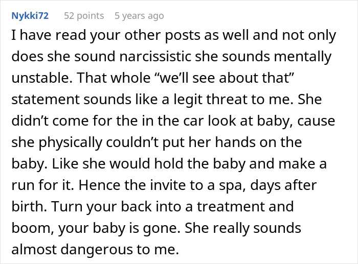 Mom&rsquo;s Creepy Behavior Leaves Woman Shocked And Trembling: “Is She Psychotic?! HER Baby?”