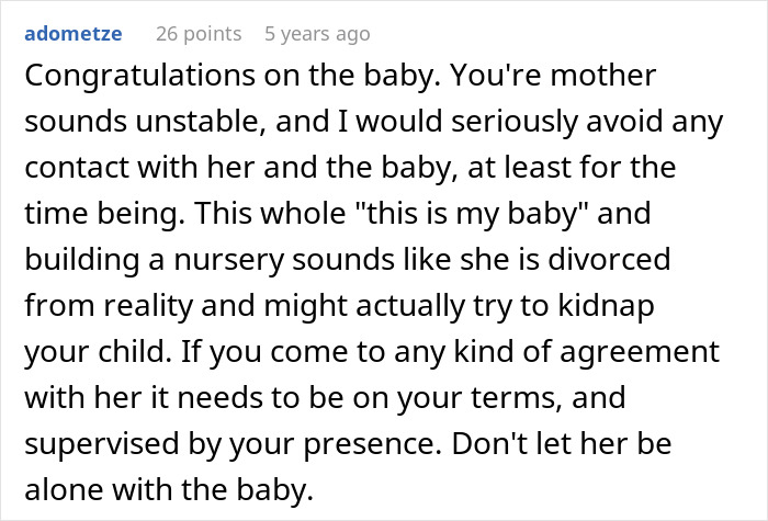 Mom&rsquo;s Creepy Behavior Leaves Woman Shocked And Trembling: “Is She Psychotic?! HER Baby?”