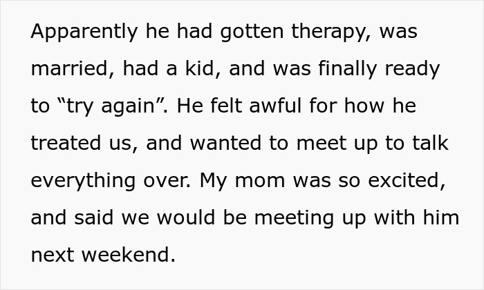 Man Refuses To Let His Estranged Brother Back Into His Life, Their Mom Tries To Force A Reunion