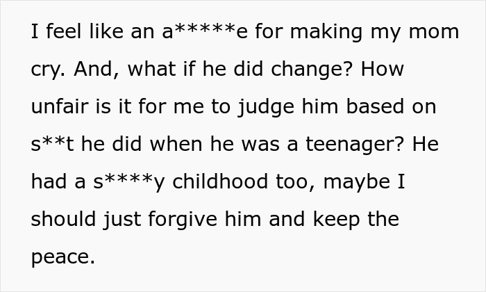 Man Refuses To Let His Estranged Brother Back Into His Life, Their Mom Tries To Force A Reunion