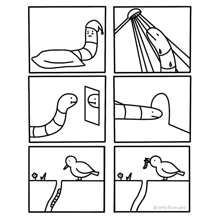 30 Funny Comics With A Subtle Dark Twist By Amii James (New Pics)